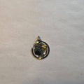Sterling Silver Pendant with Decorative Profile