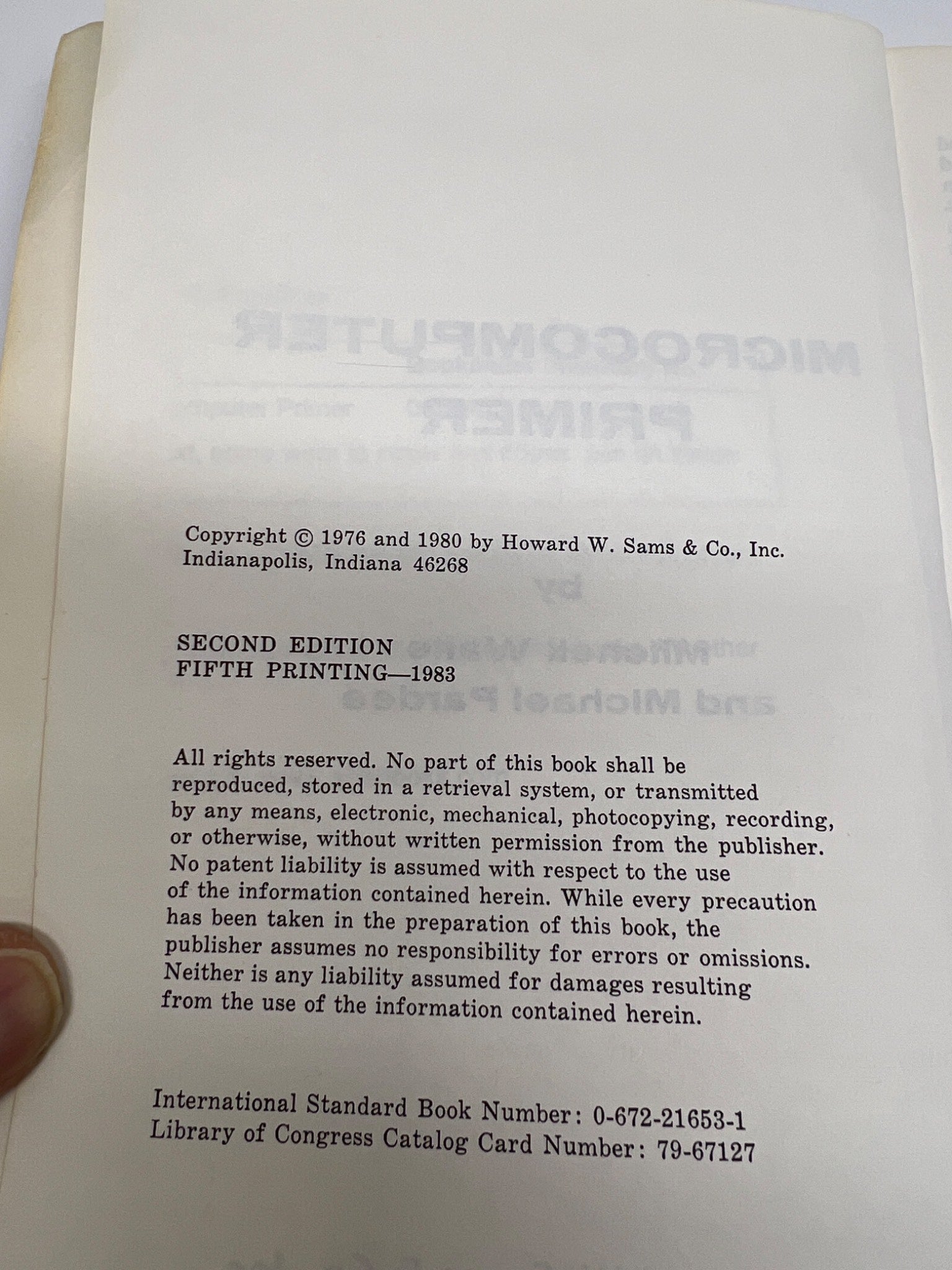 Microcomputer Primer by Mitchell Waite & Michael Pardee (2nd Edition, 1983)