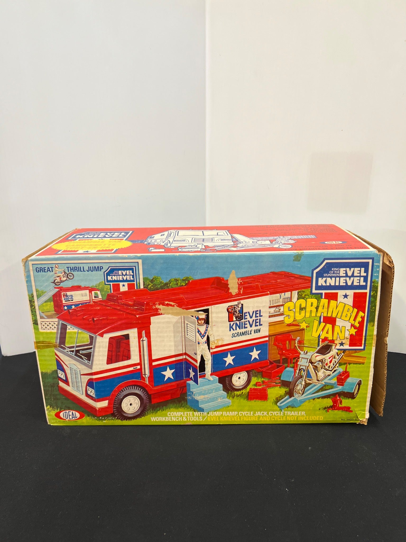 Evel Knievel Scramble Van With Accessories