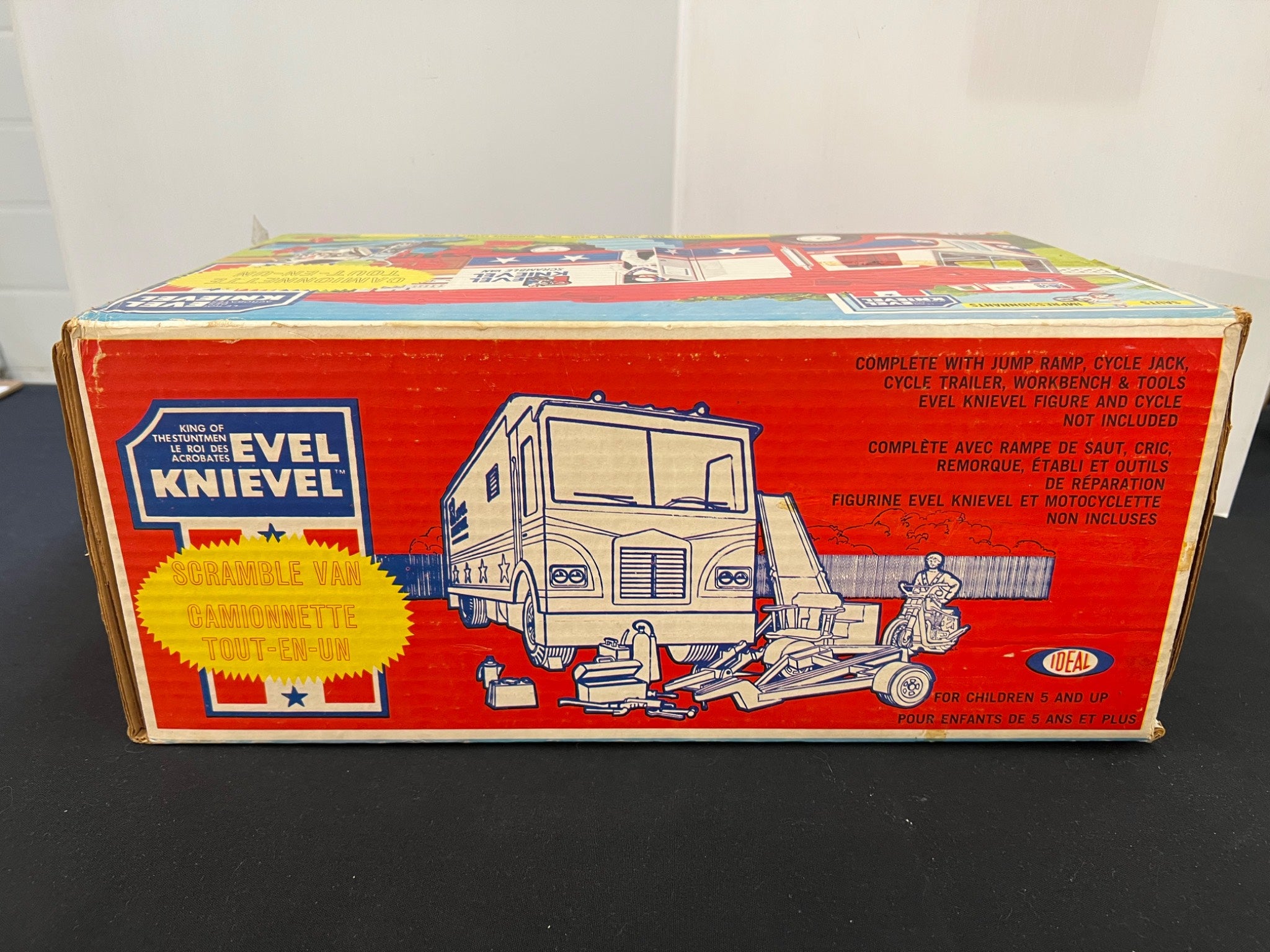 Evel Knievel Scramble Van With Accessories