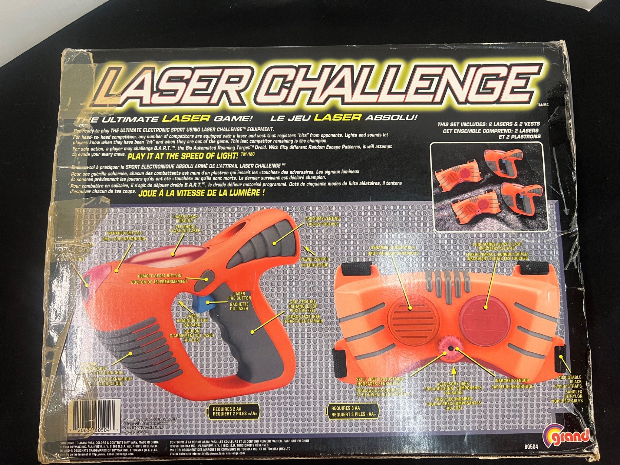 Vintage Laser Challenge Team Force Set