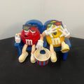 M&Ms "At The Movies" Candy Dispenser 3D Glasses Blue Theater Seats Red & Yellow