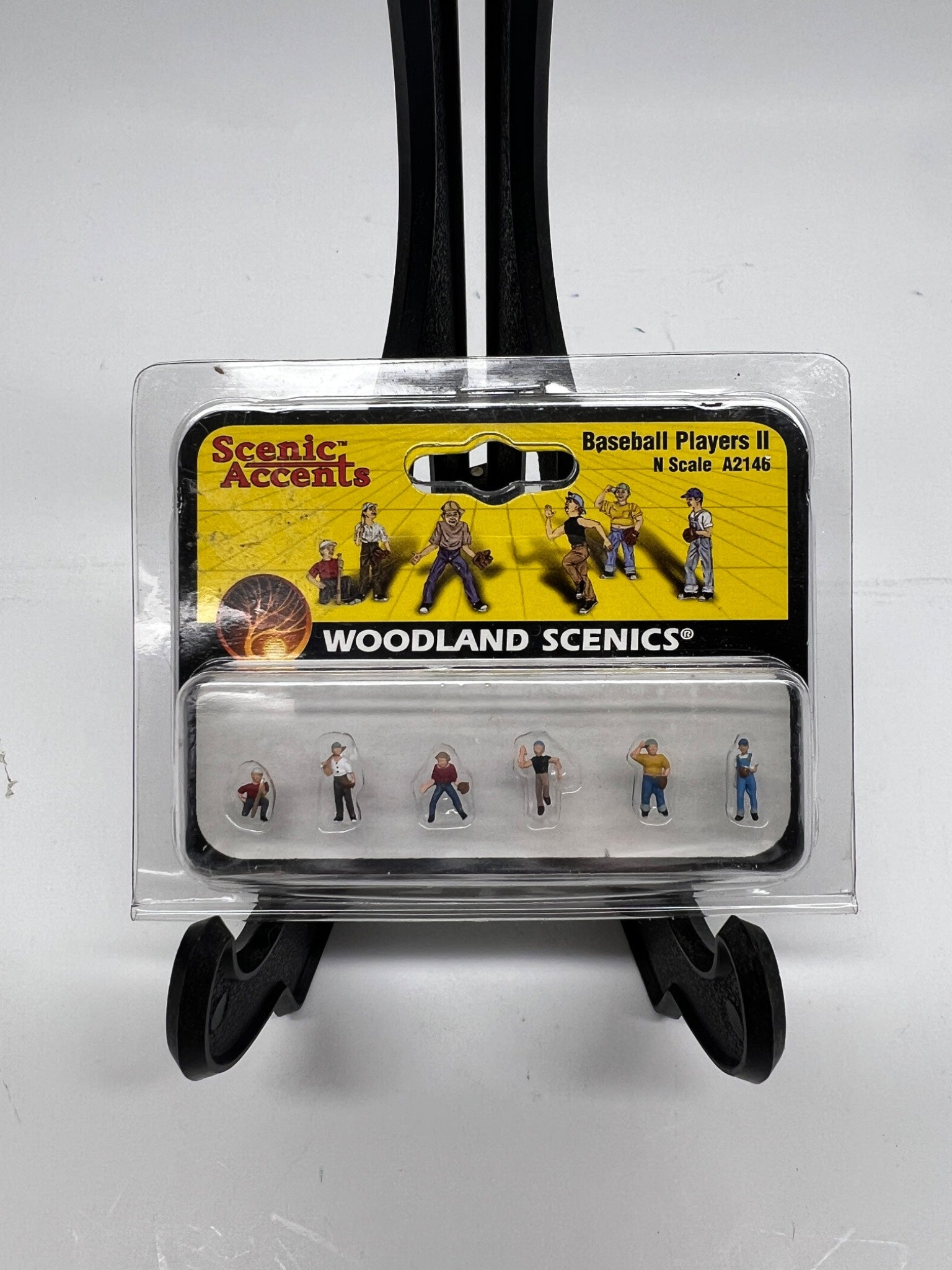 NEW Woodland Scenics N Scale Baseball Players II (A2146) - NOS