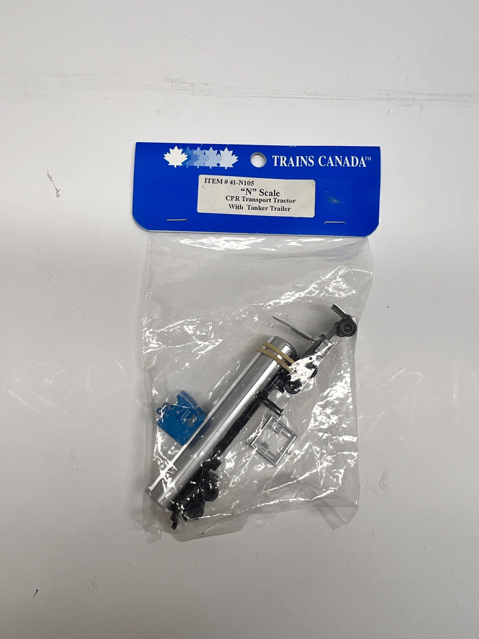 Trains Canada N Scale CPR Transport Tractor with Tanker Trailer – New in Sealed Bag