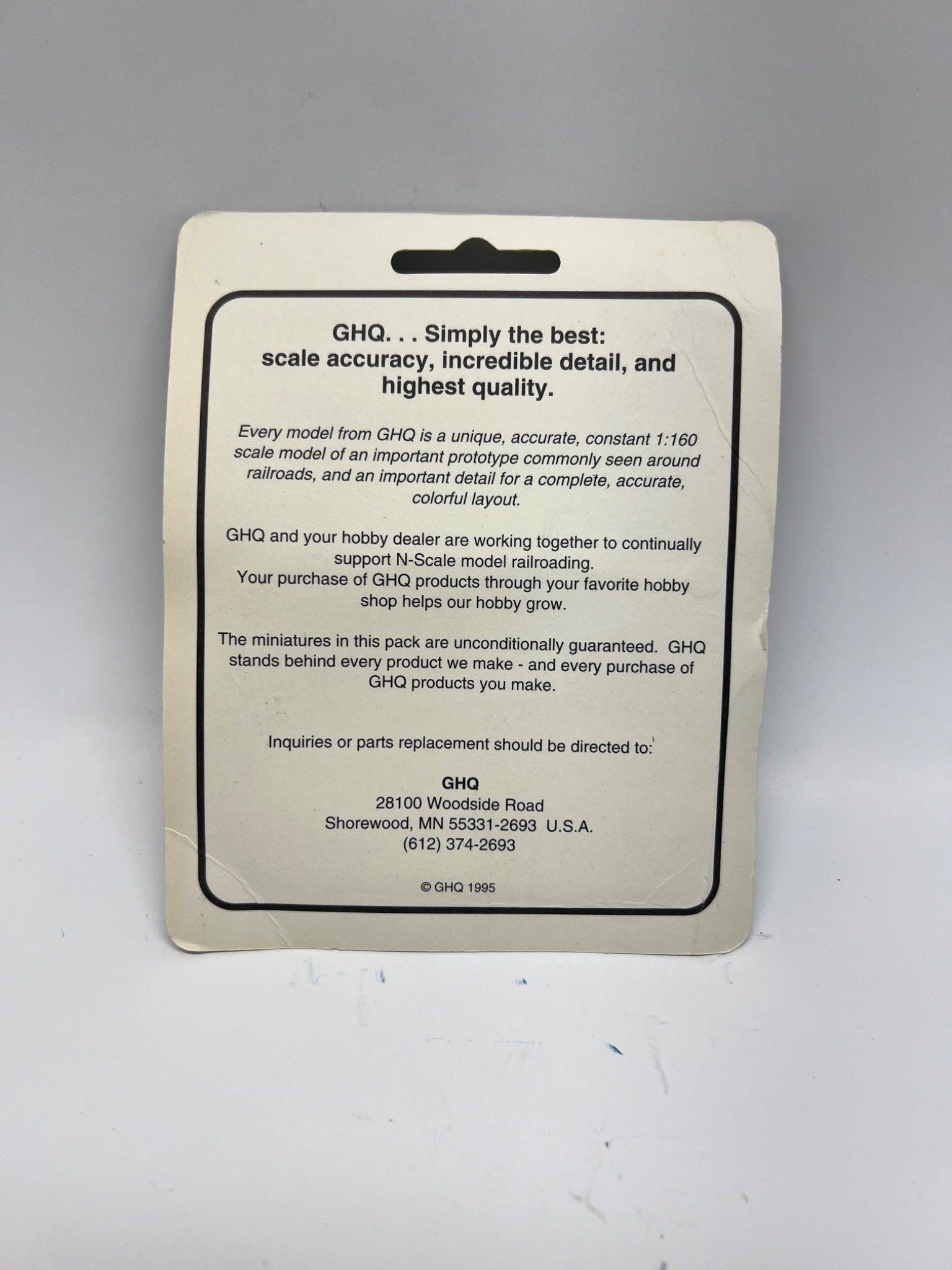 GHQ N Scale 120 Road Grader – Road Master Series – 100% Pewter – NOS