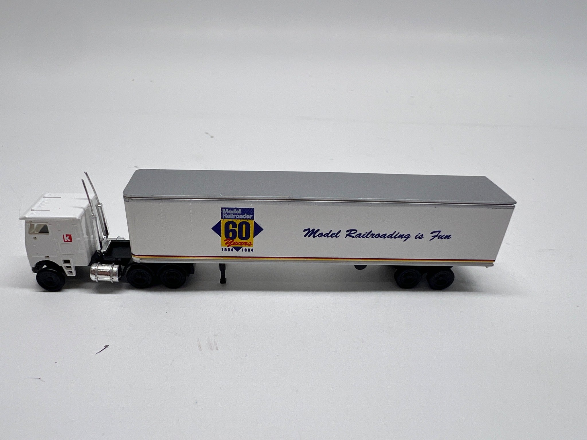 N Scale White Freightliner 60th Anniversary Tractor Trailer – 1934-1994