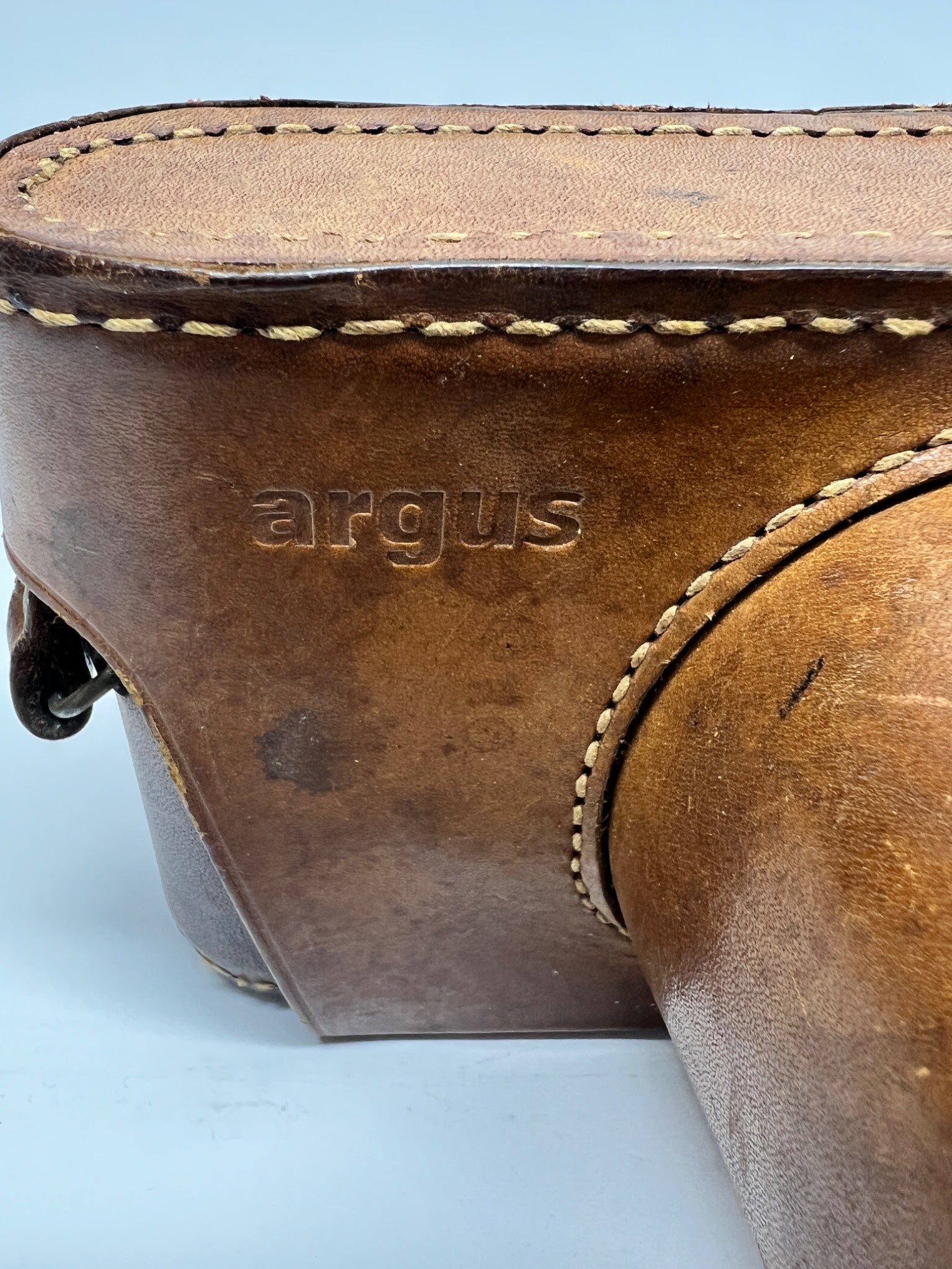 Vintage Argus C4 Leather Camera Case - Made in USA
