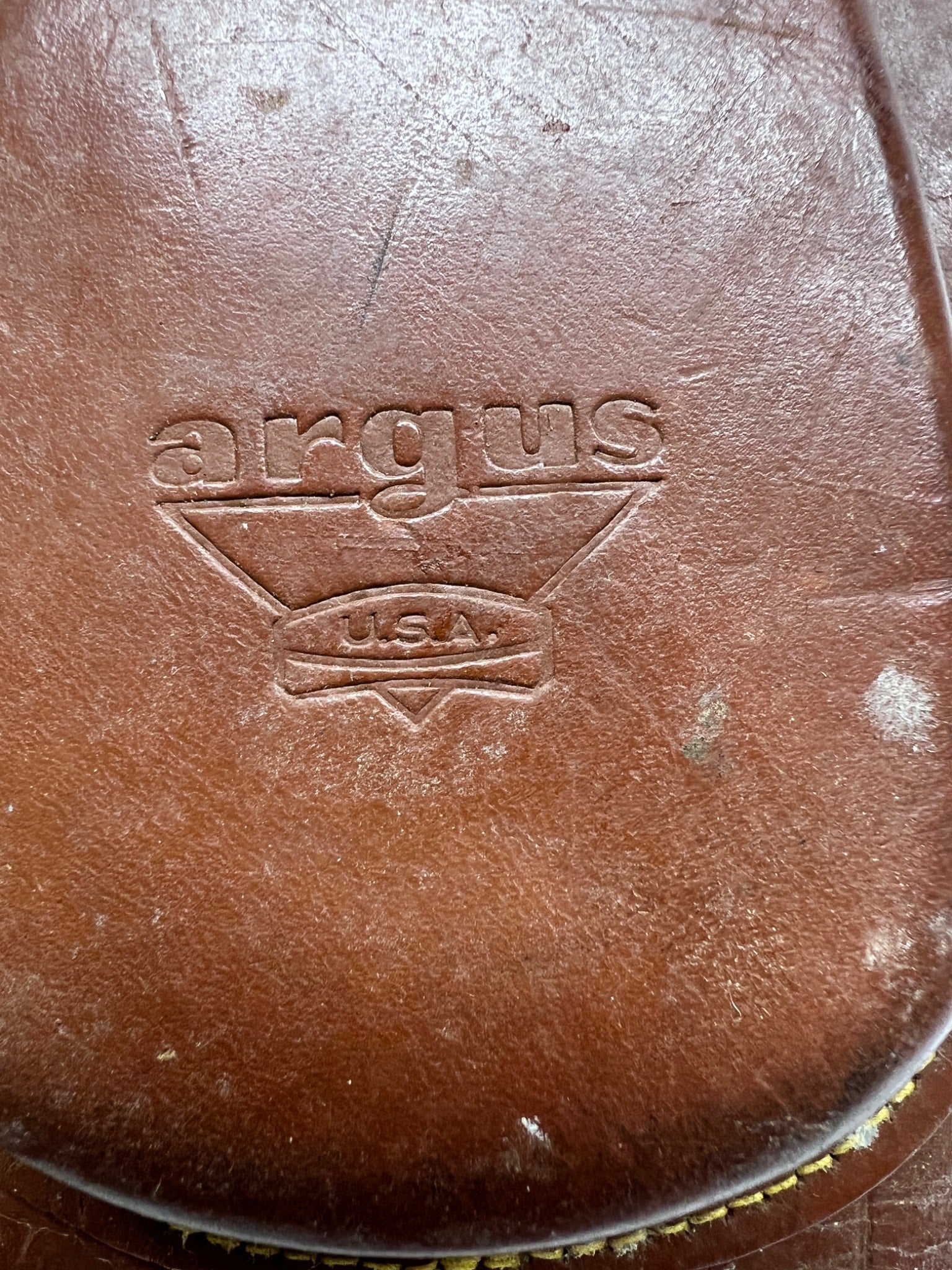 Vintage Argus Leather Camera Case – Made in USA – Classic Box Camera Pouch