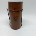 Vintage Japanese Leather Lens Case – 6" Tall