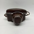 Vintage Pentax Brown Leather Camera Case – Made in Japan – Retro SLR Accessory