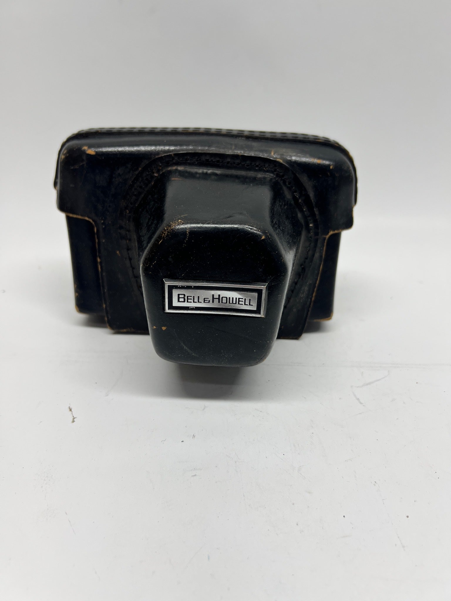 Vintage Bell & Howell Hard Shell Camera Case – Made in USA – Metal Logo Plate