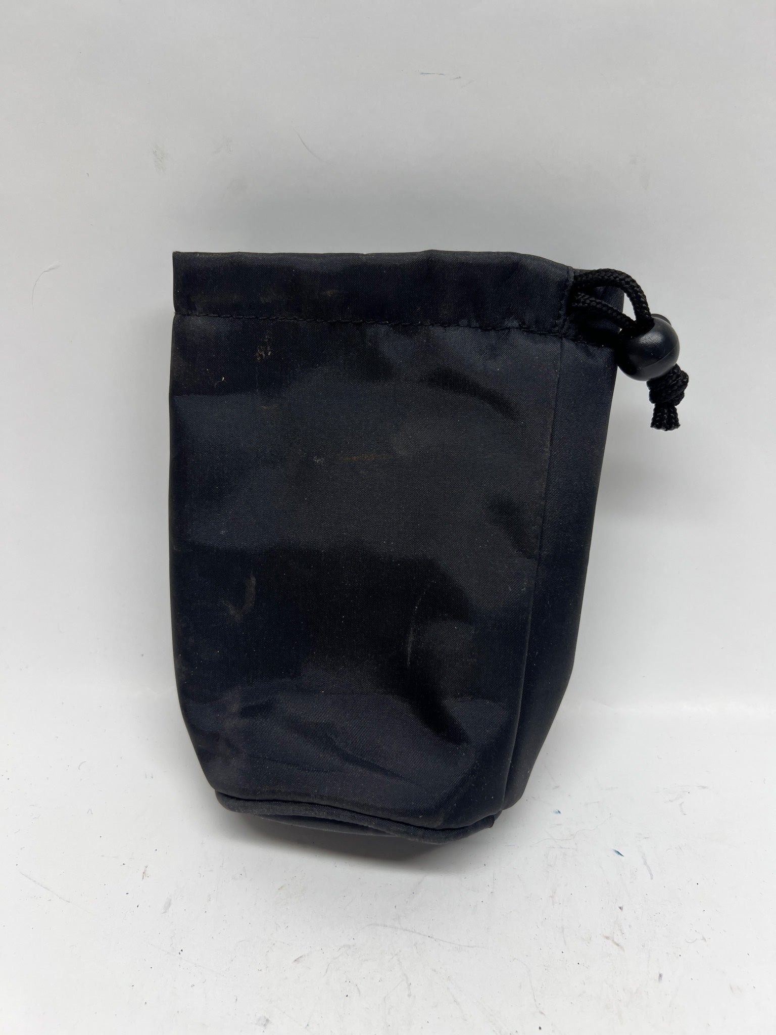 Black Drawstring Accessory Pouch – 7" Height – Heavy Duty Fabric – Multi-Purpose