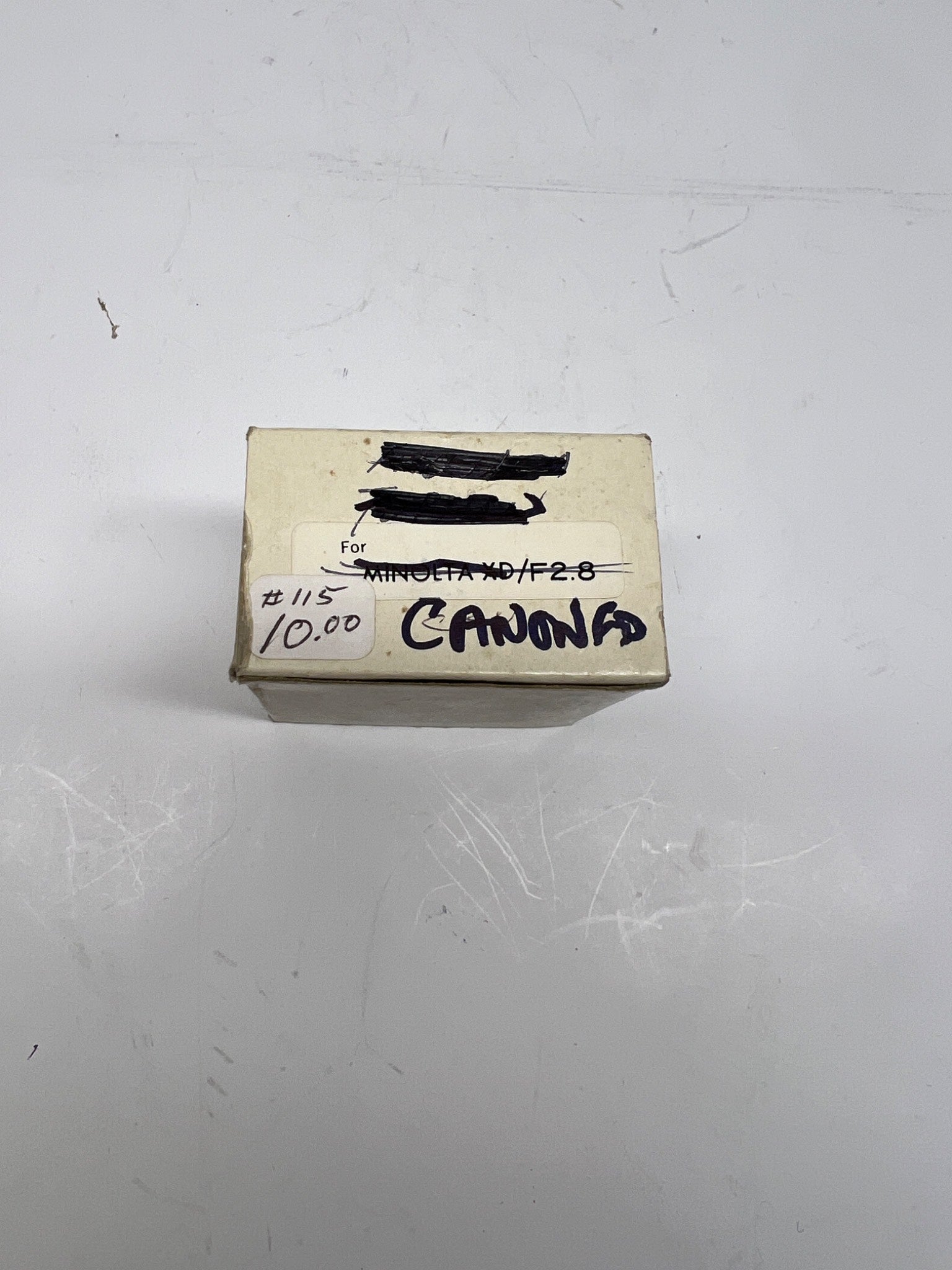 Vintage Minolta Mount Adapter with Manual Aperture Ring (f/2.8–f/22) – Made in Japan