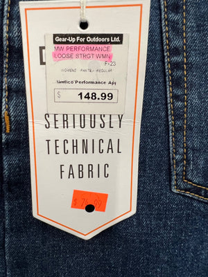 Denim fabric with a price tag from Gear-Up For Outdoors Ltd.