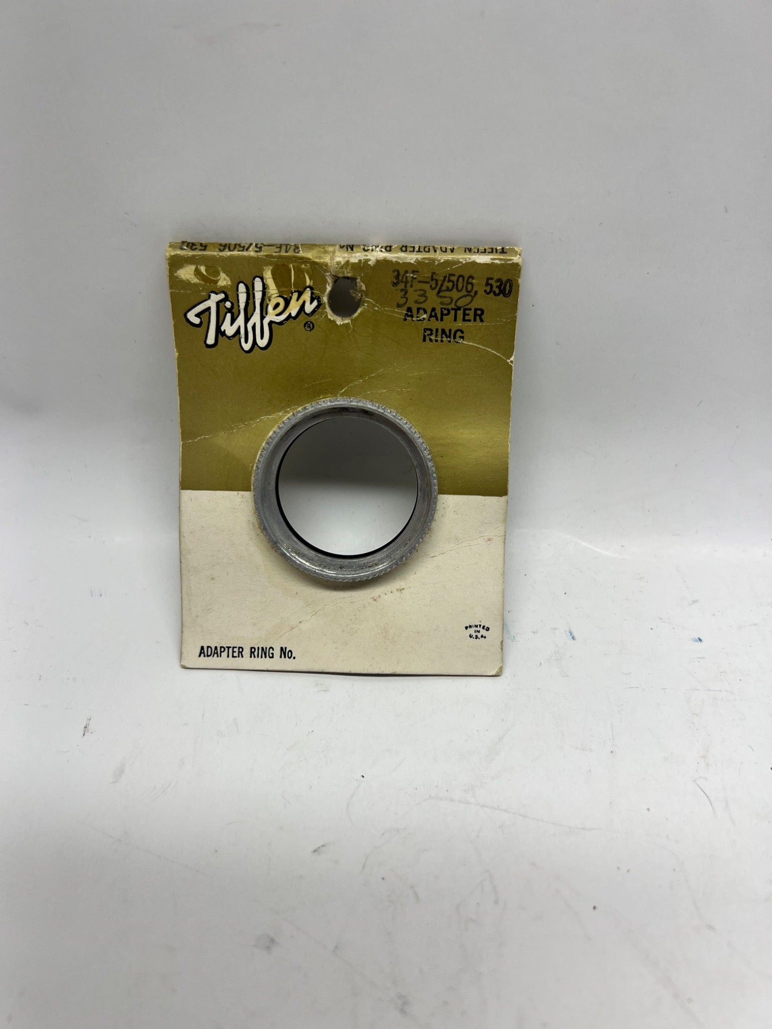 Tiffen 33mm to 35mm Step-Up Adapter Ring – Made in USA – NOS