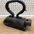 Antique Cast Iron Coal Iron with Detachable Slug