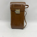 Vintage Brown Leather Folding Camera Case