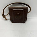 Vintage Brown Beacon Leather Camera Case - USA Made