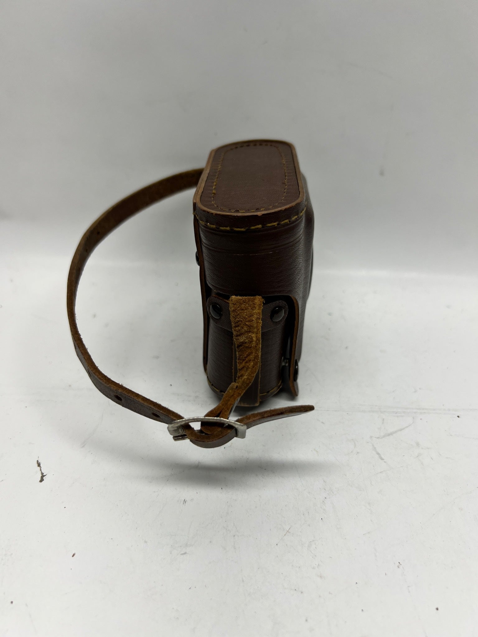 Vintage Brown Beacon Leather Camera Case - USA Made