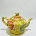 Price Bros Ceramic Floral Butterfly Teapot Made in England