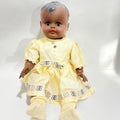 Reliable Plastic Doll with Yellow Dress