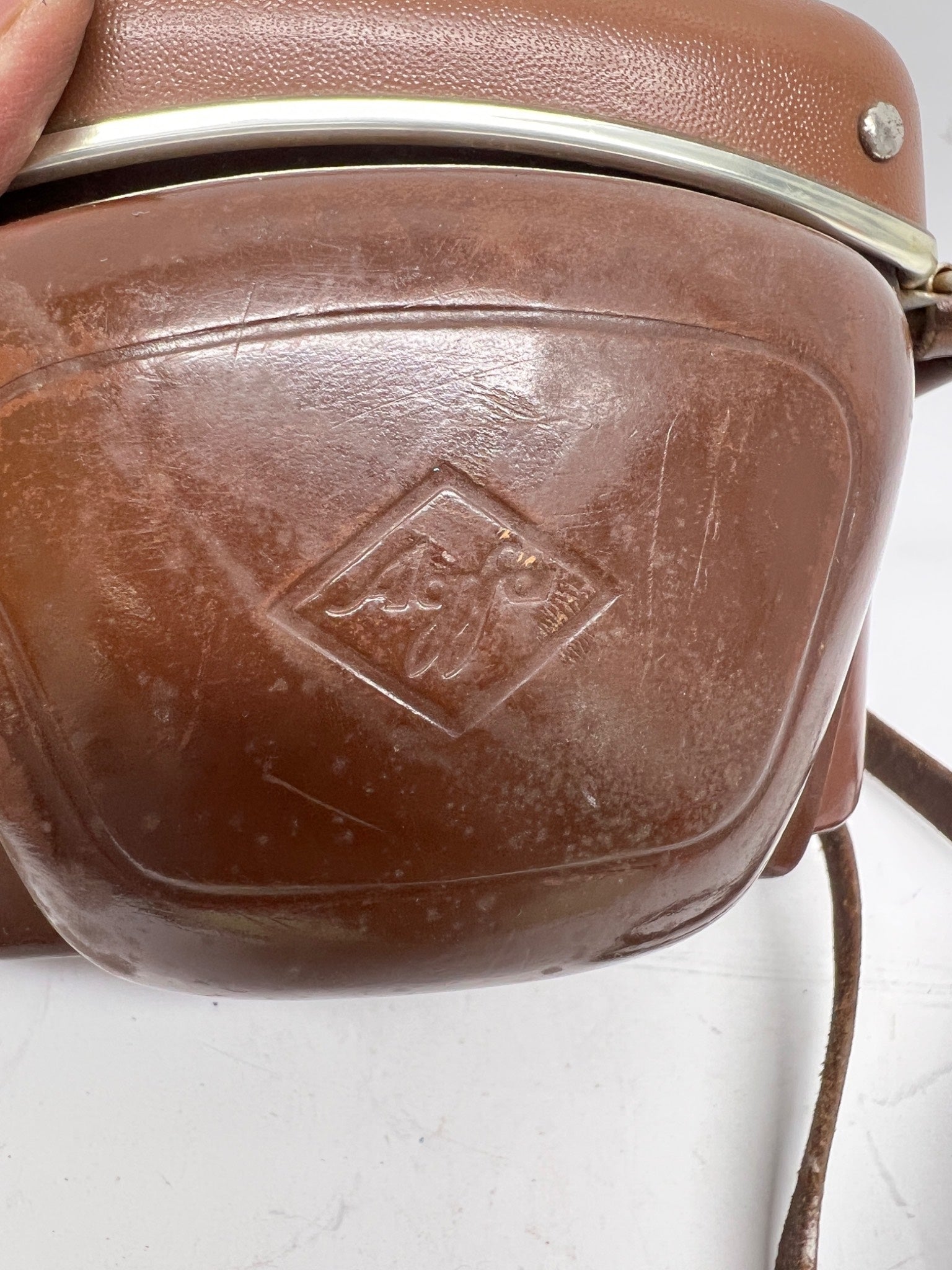 Agfa Germany Brown Leather Camera Case