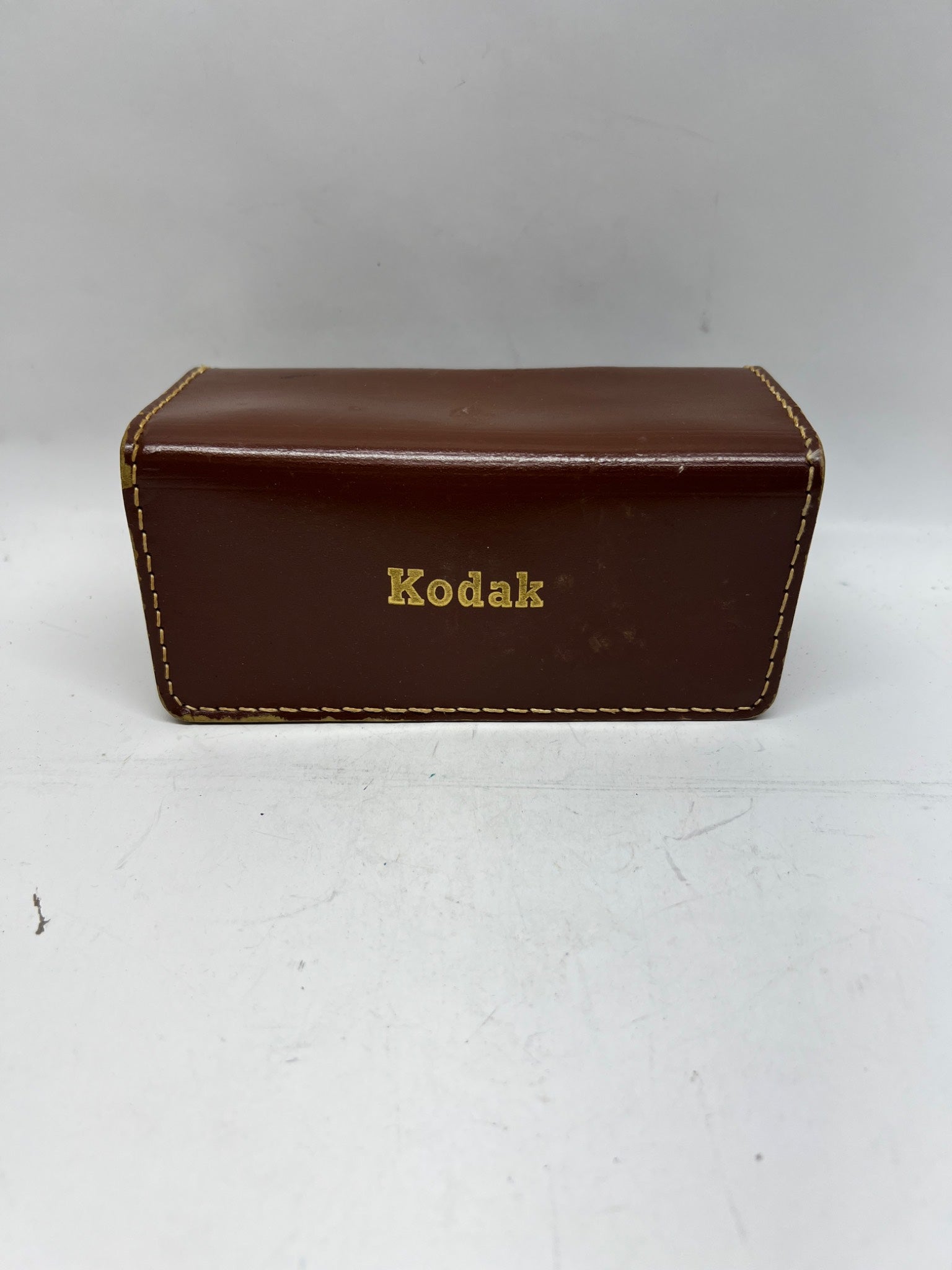 Kodak Canada Brown Leather Accessory Case