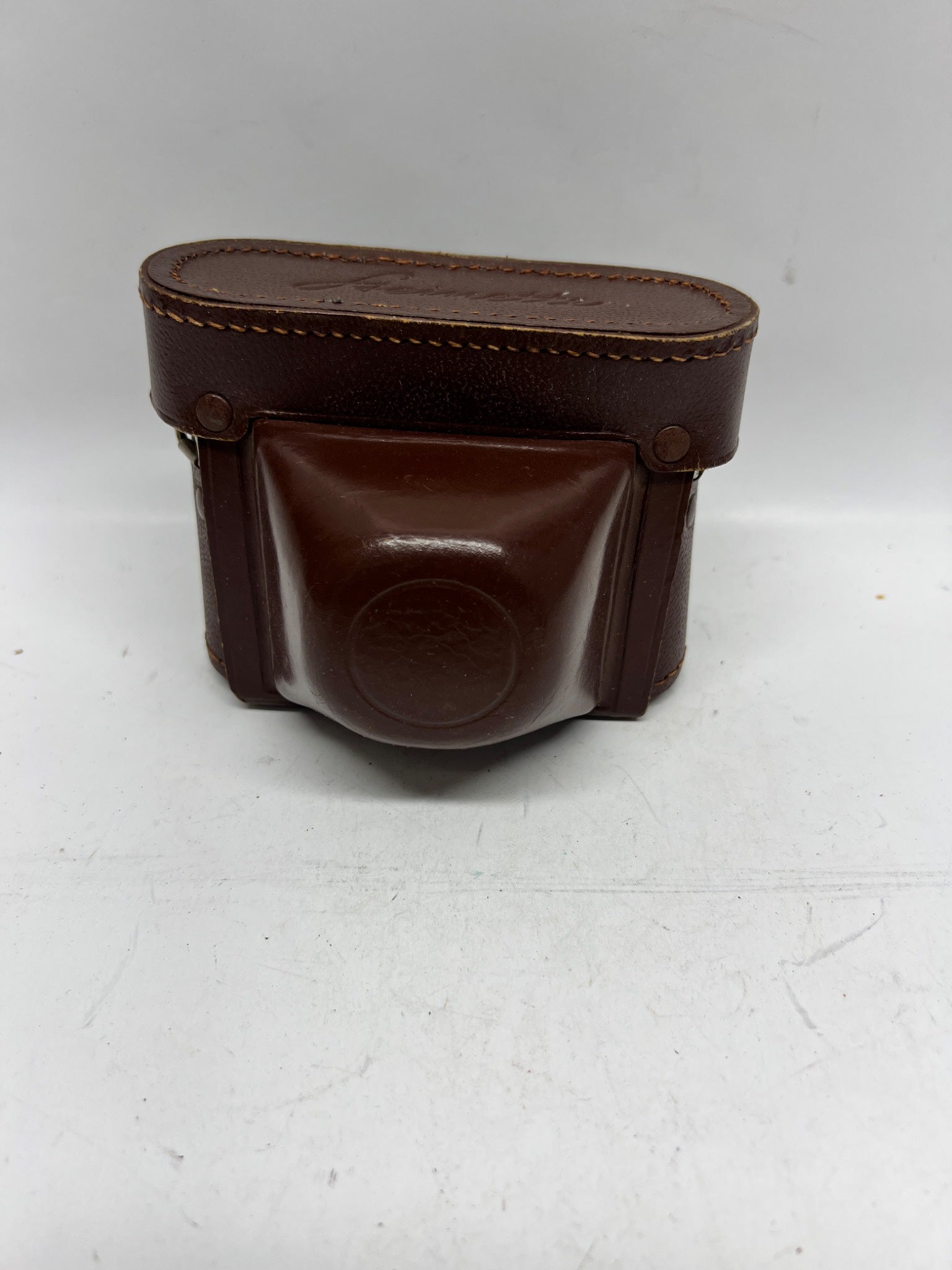 Feinette Germany Vintage Brown Leather Camera Case