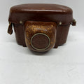 Vintage German Leather Camera Case - Diamond Logo