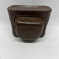 Vintage Brown Leather Compact Camera Case