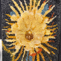 A Finnish long pile ryijy rug designed by  Kuortaneen Kotikutomo