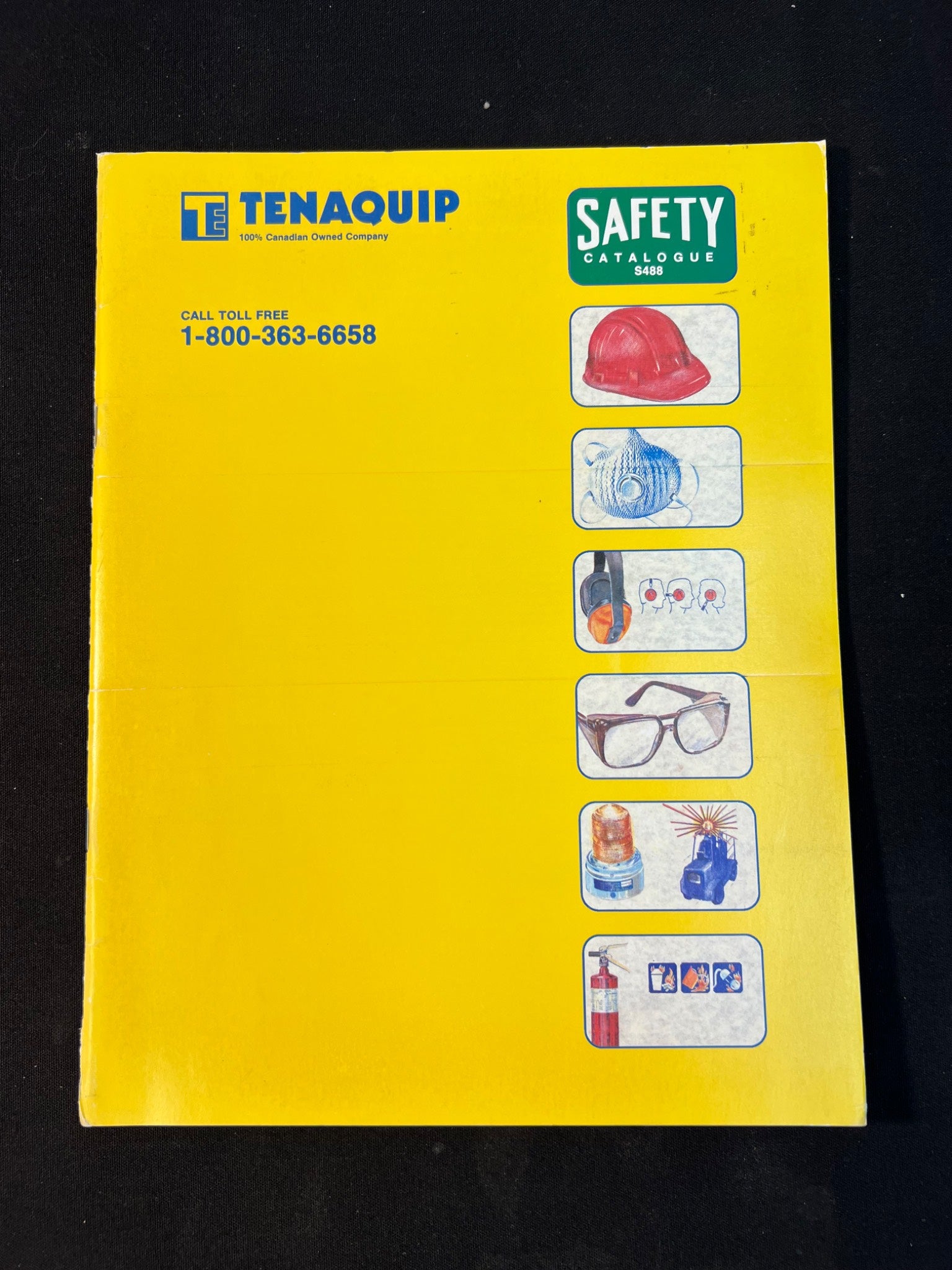 Tenaquip Safety Catalogue, Yellow Cover