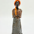 1980s Handmade Ceramic Figurine from Cuba