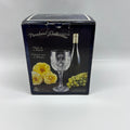 Cristal Polonaisse Pinwheel Collection Lead Crystal Goblets - Set of 4