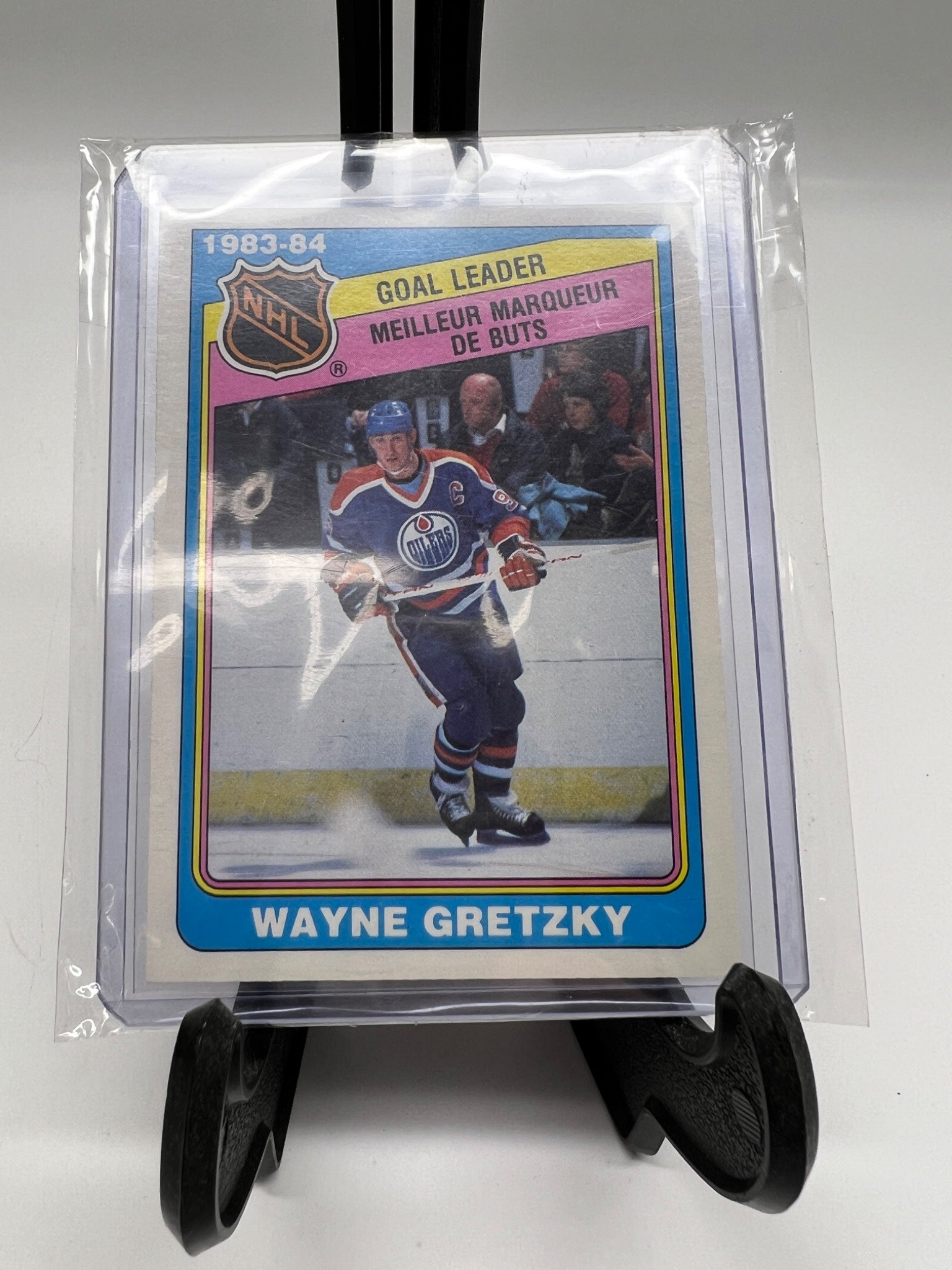 1984-85 O-Pee-Chee Wayne Gretzky #1 NHL Goal Leader Card