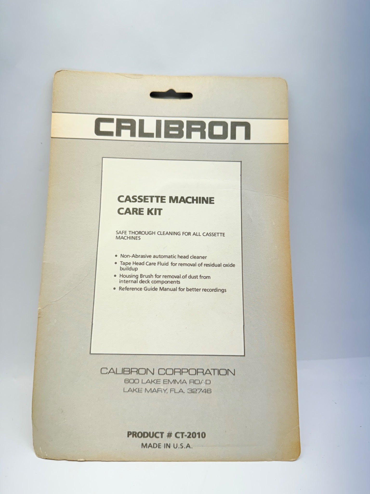 Calibron Cassette Machine Care Kit