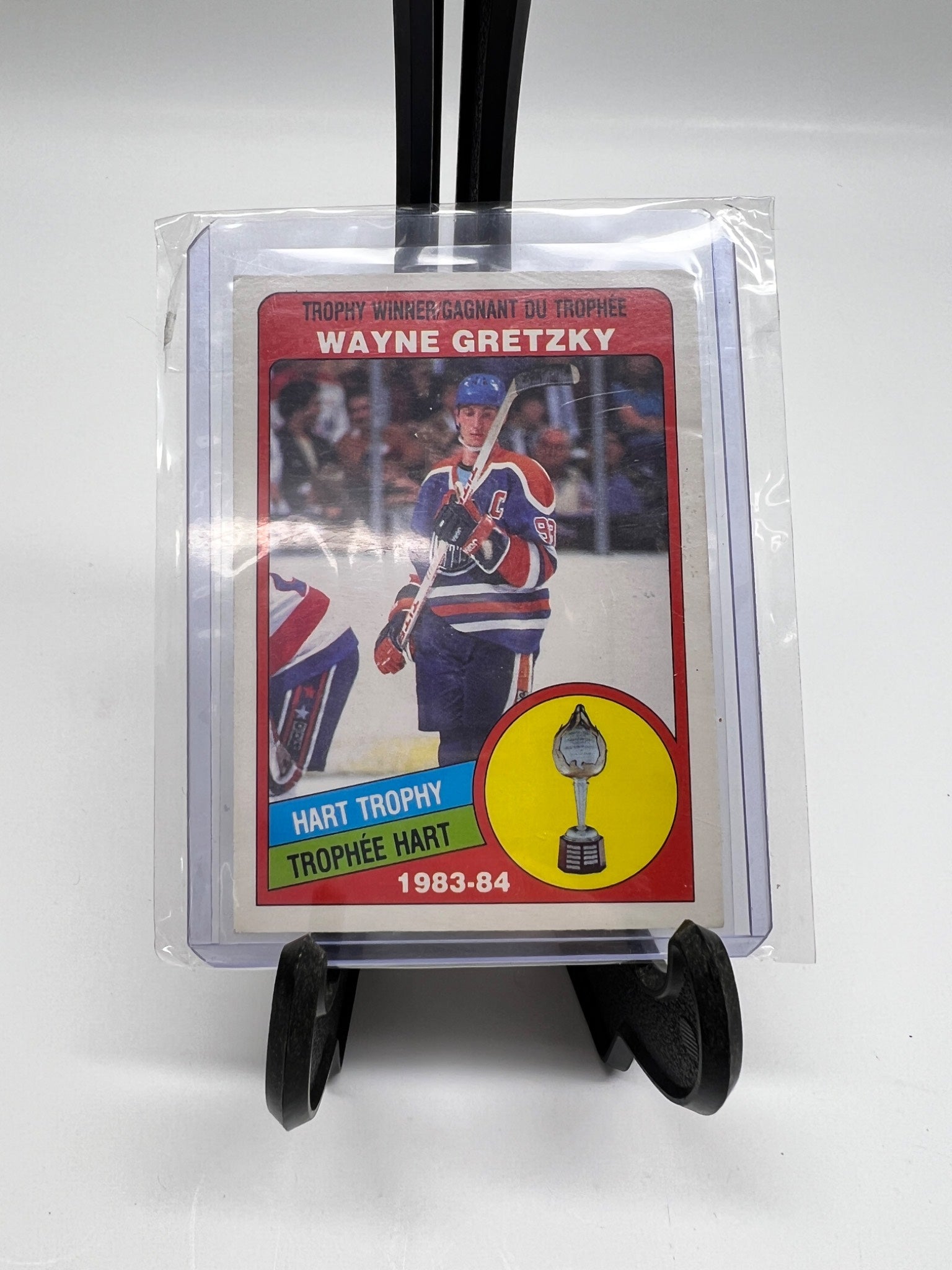 1984-85 O-Pee-Chee Wayne Gretzky #374 - Hart Trophy Winner