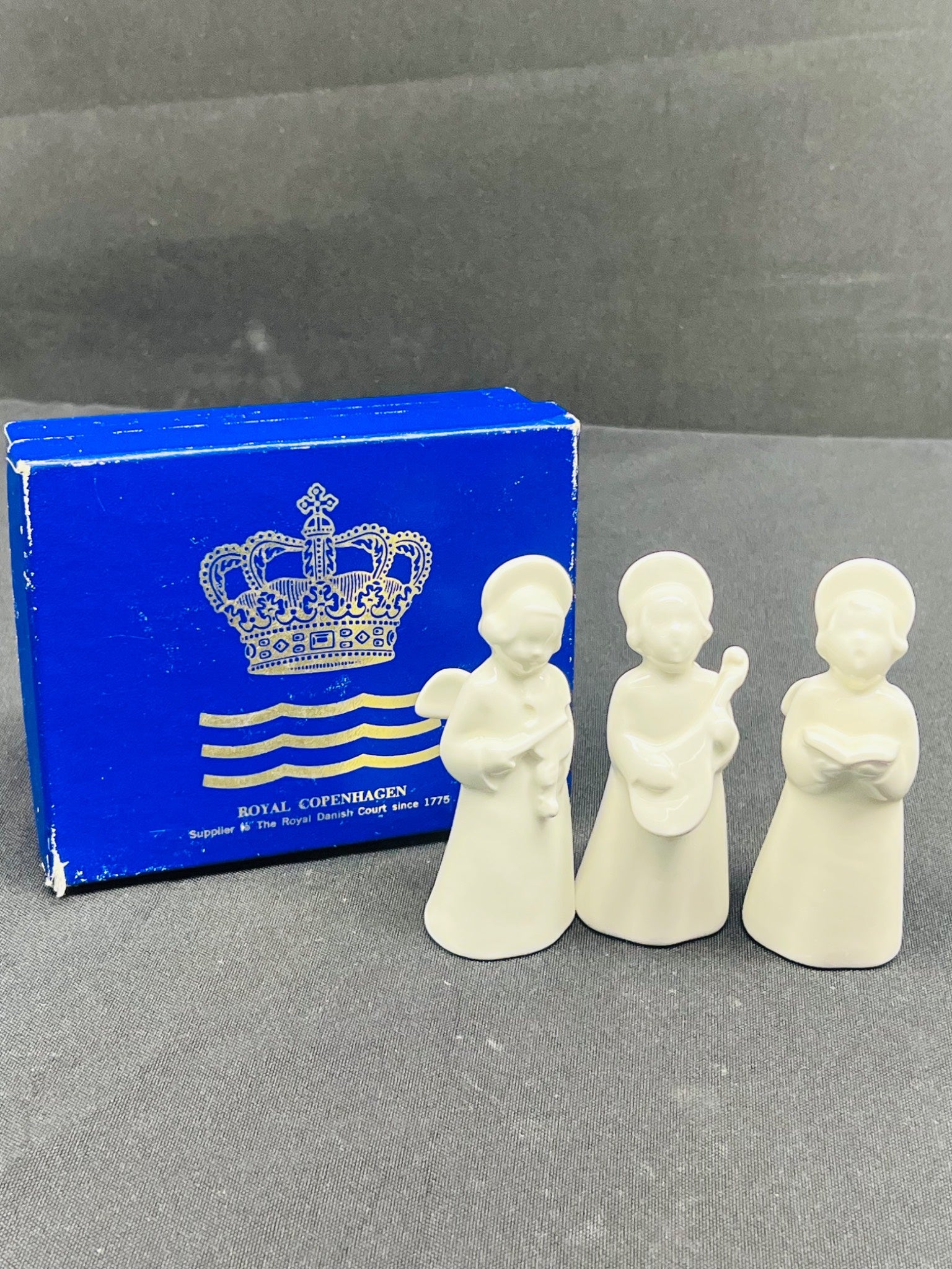 Royal Copenhagen Porcelain Angel Figurines Set