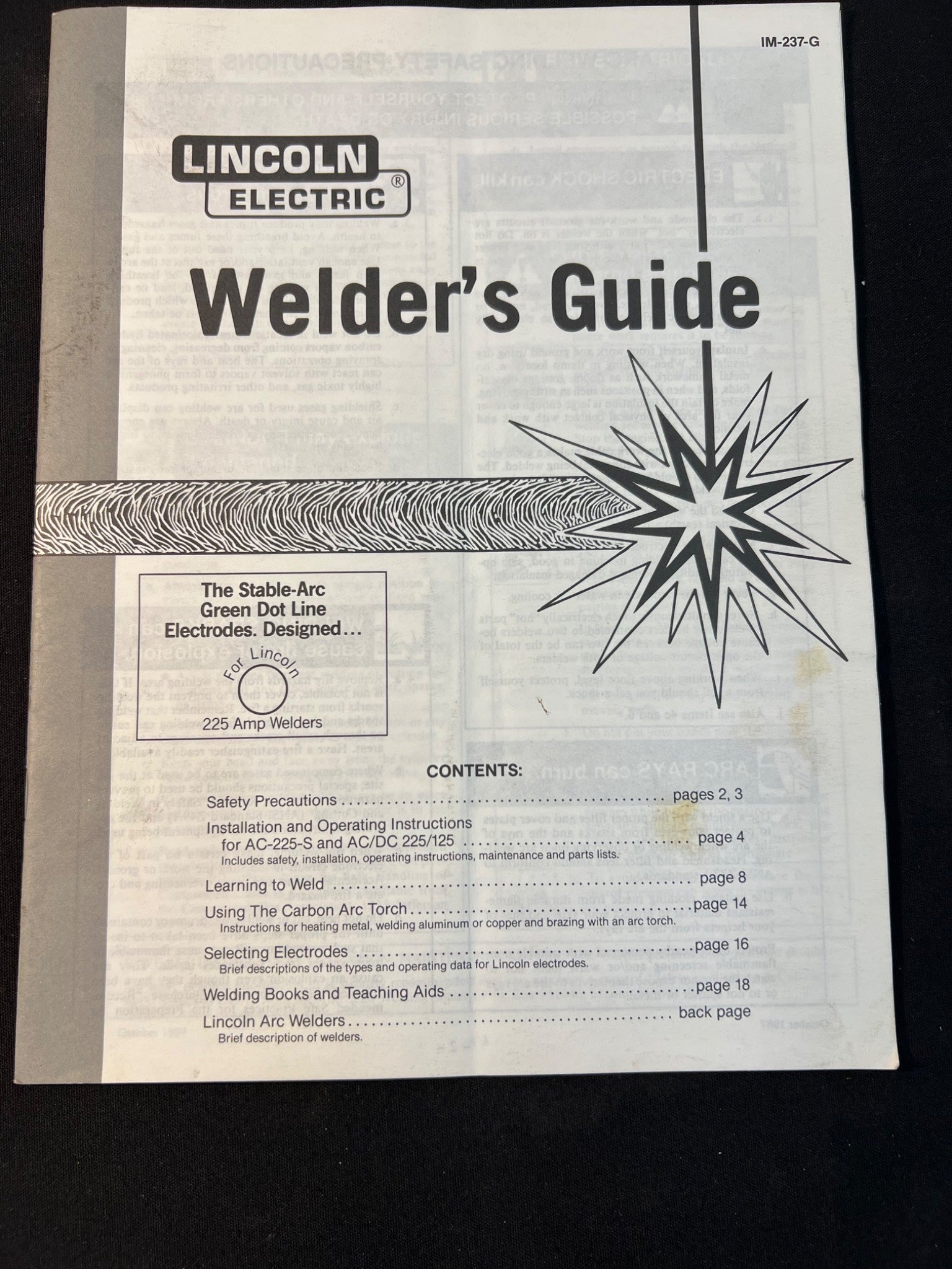 Lincoln Electric Welder’s Guide Manual