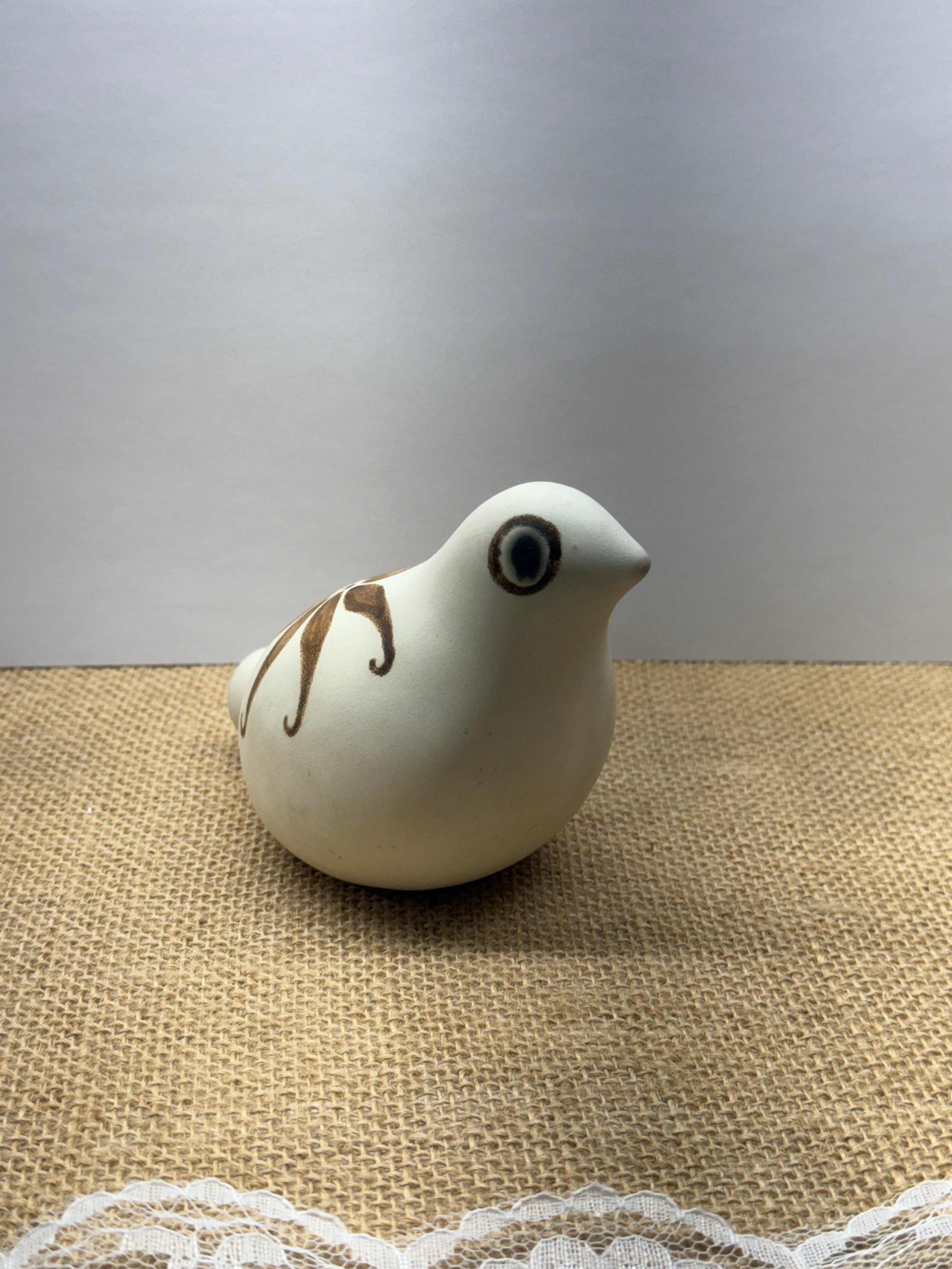 White Wings Tucked Medium Bird