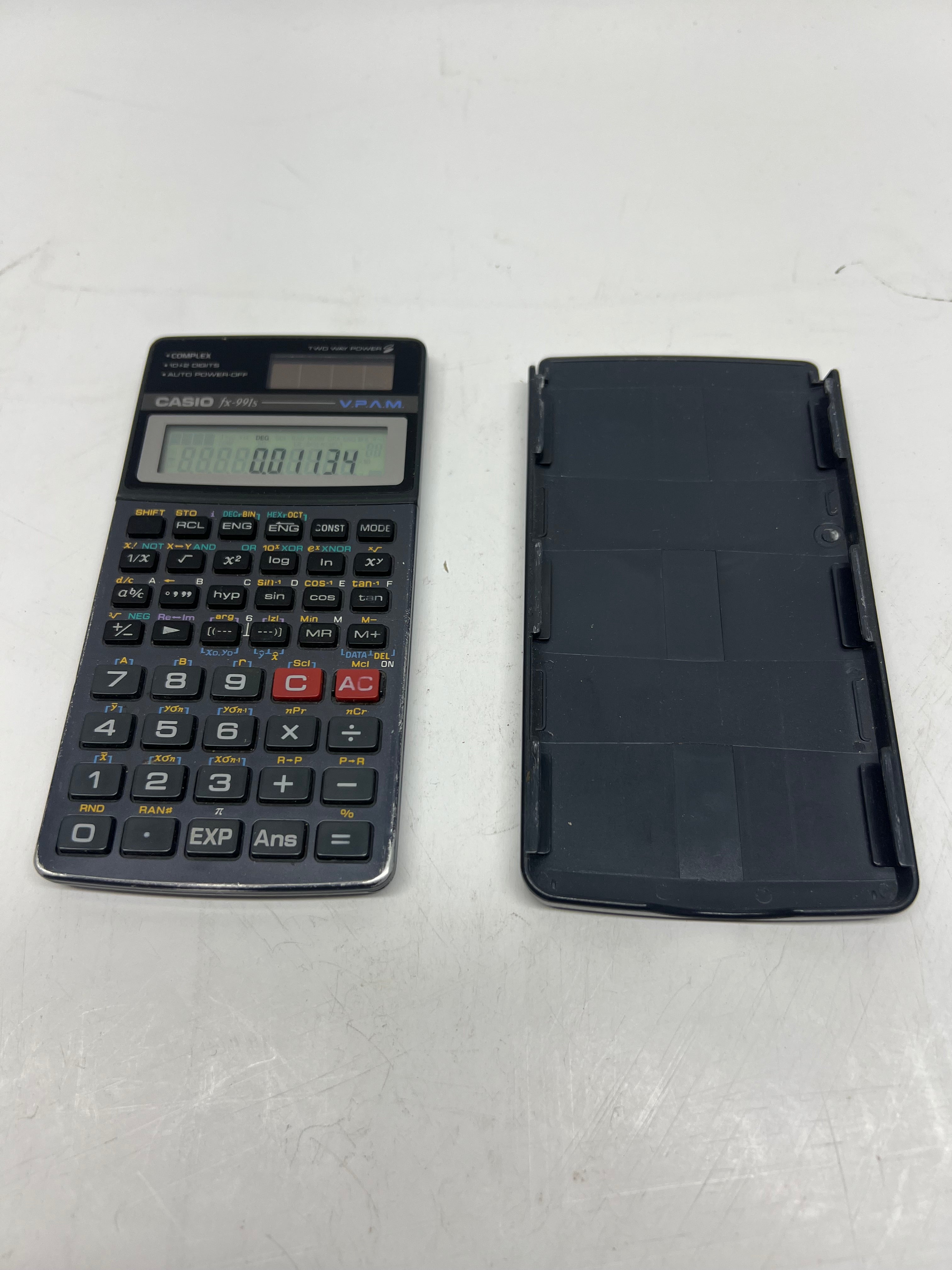 Casio fx-991s Scientific Calculator - V.P.A.M. Solar & Battery Power
