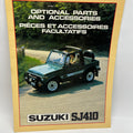 Vintage Suzuki SJ410 Optional Parts & Accessories Manual