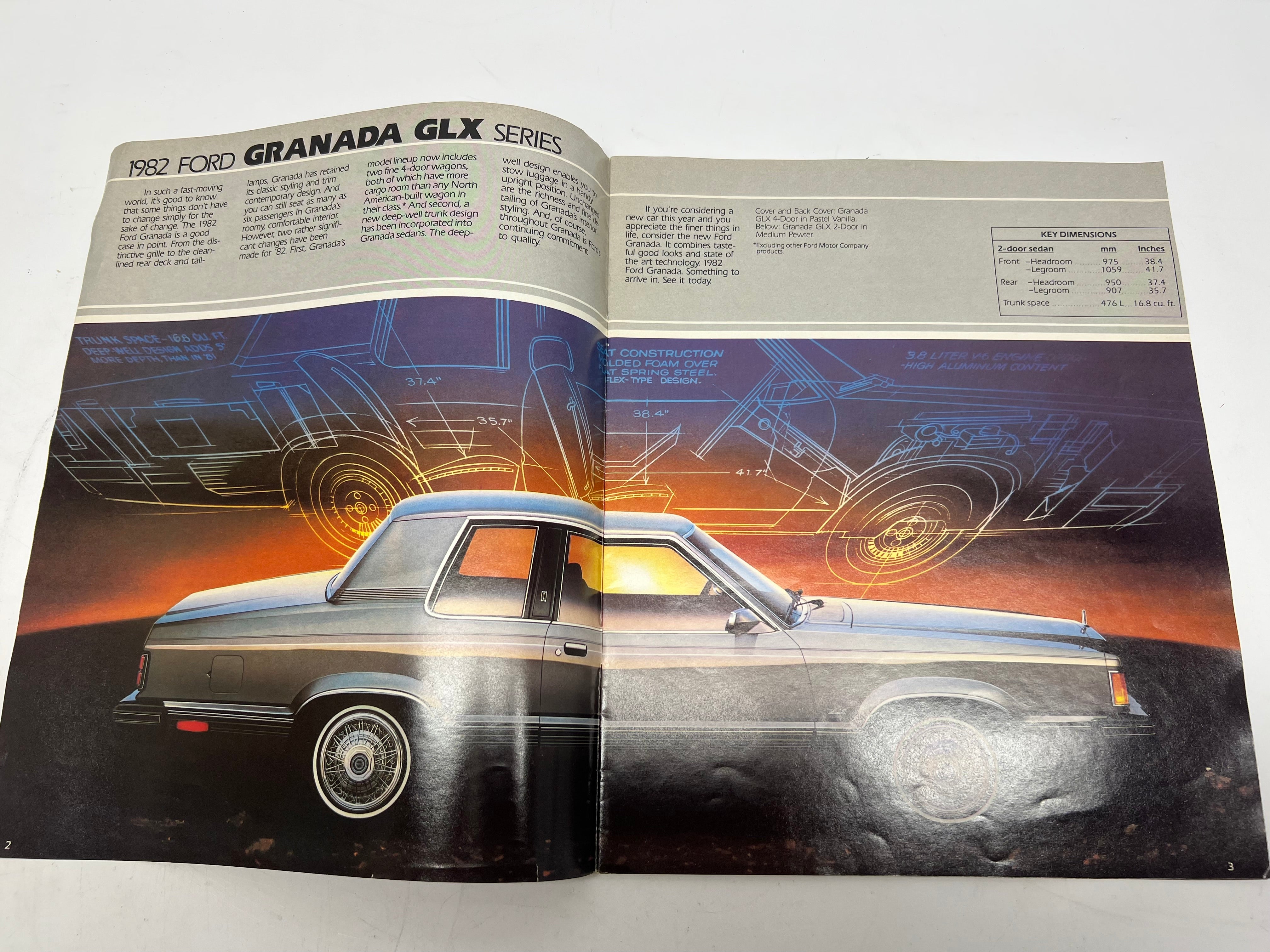 1982 Ford Granada Original Sales Brochure