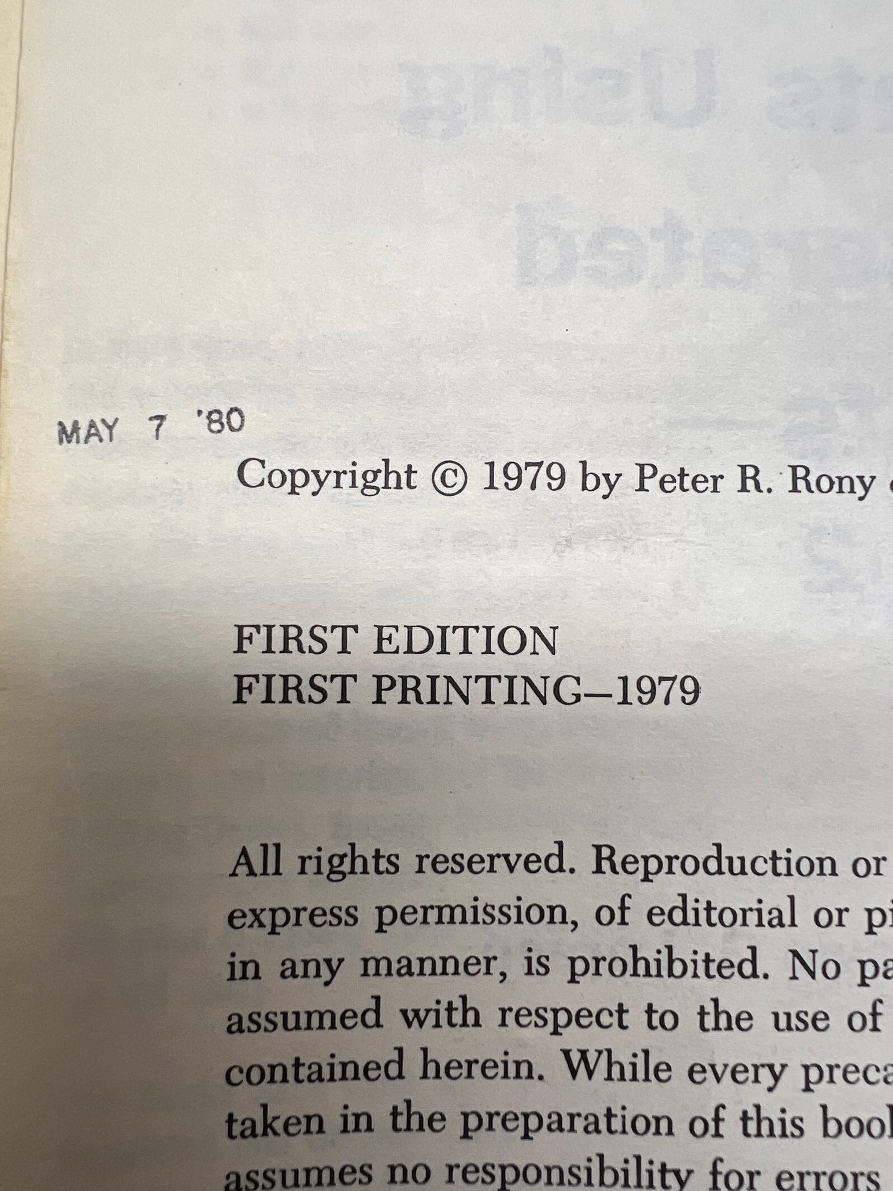 1979 Logic & Memory Experiments Using TTL IC's 1st edition 1st printing