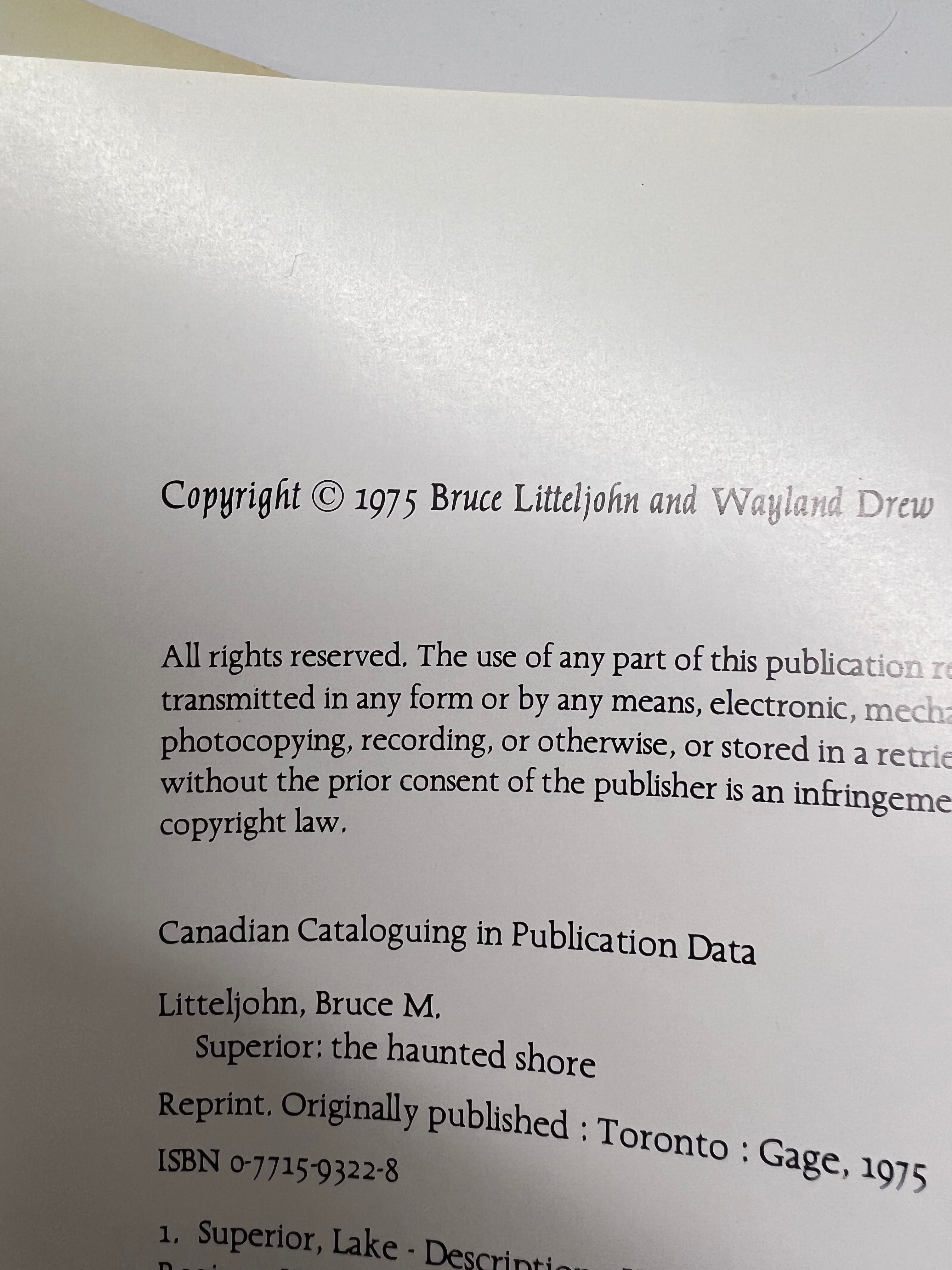 Title: Superior: The Haunted Shore - Hardcover Coffee Table Book