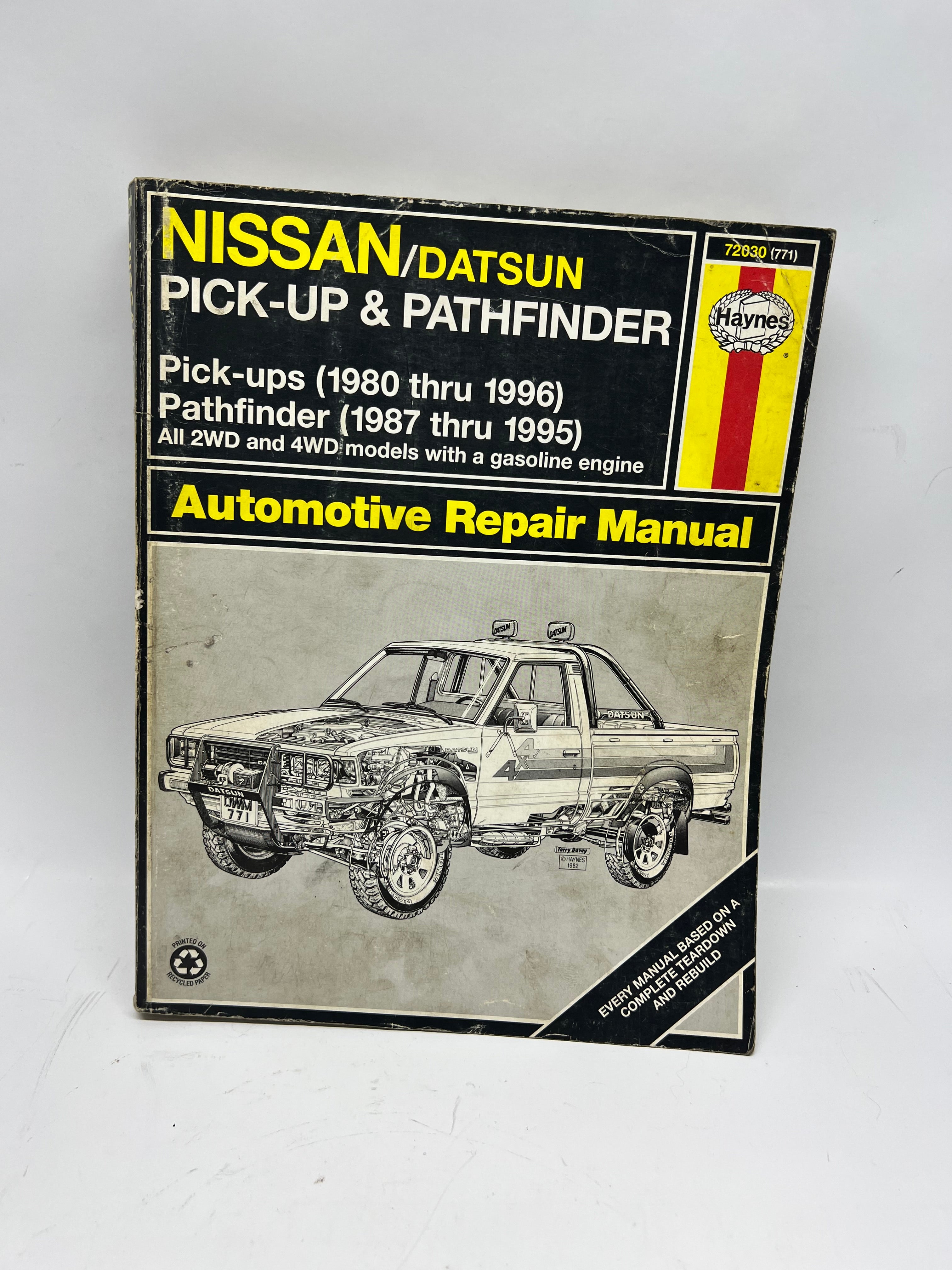 Haynes Repair Manual: Nissan/Datsun Pick-up & Pathfinder (1980-1996)