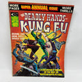 1975 The Deadly Hands of Kung Fu Super Annual Issue #1 - Marvel/Curtis