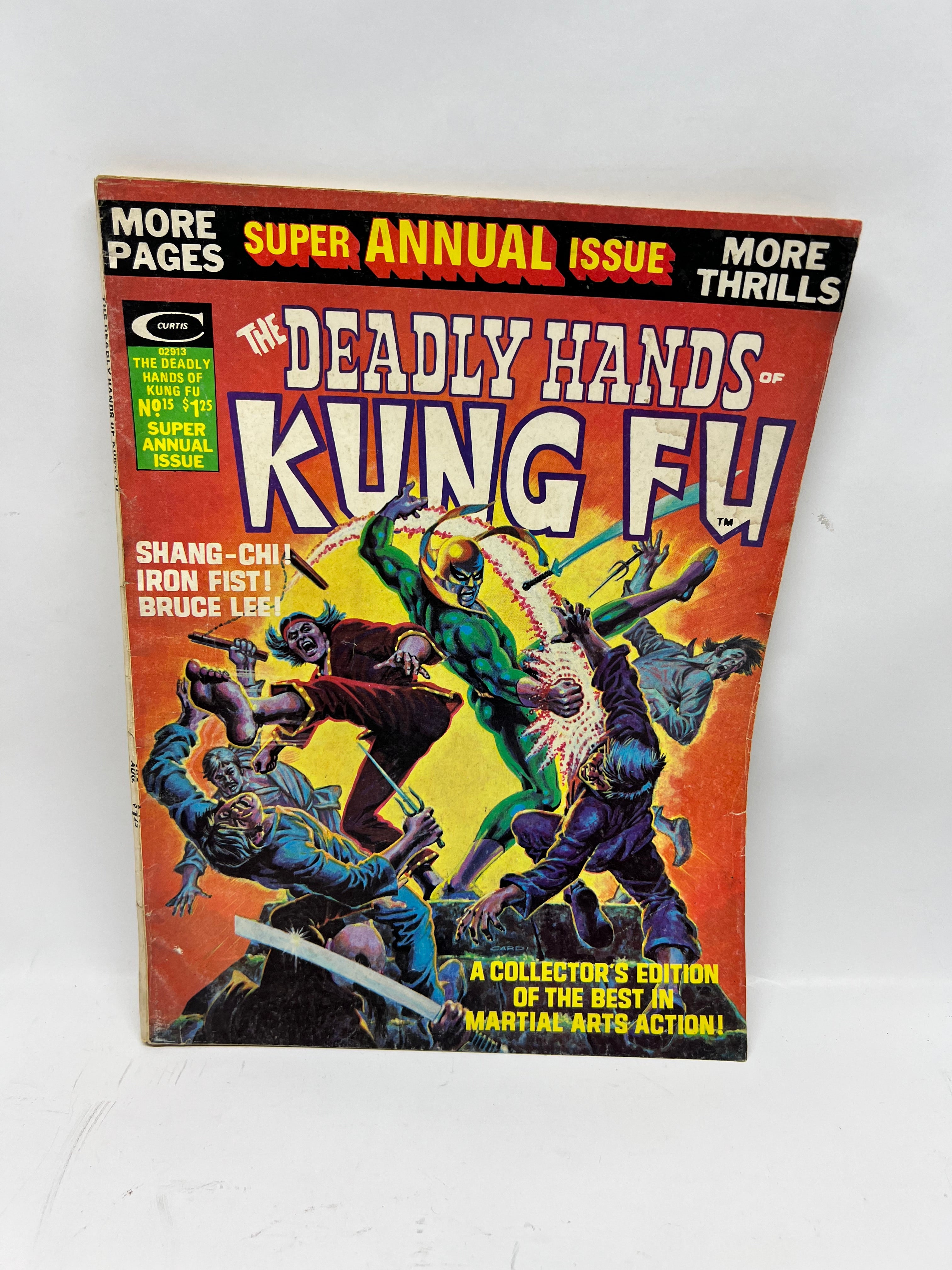 1975 The Deadly Hands of Kung Fu Super Annual Issue #1 - Marvel/Curtis