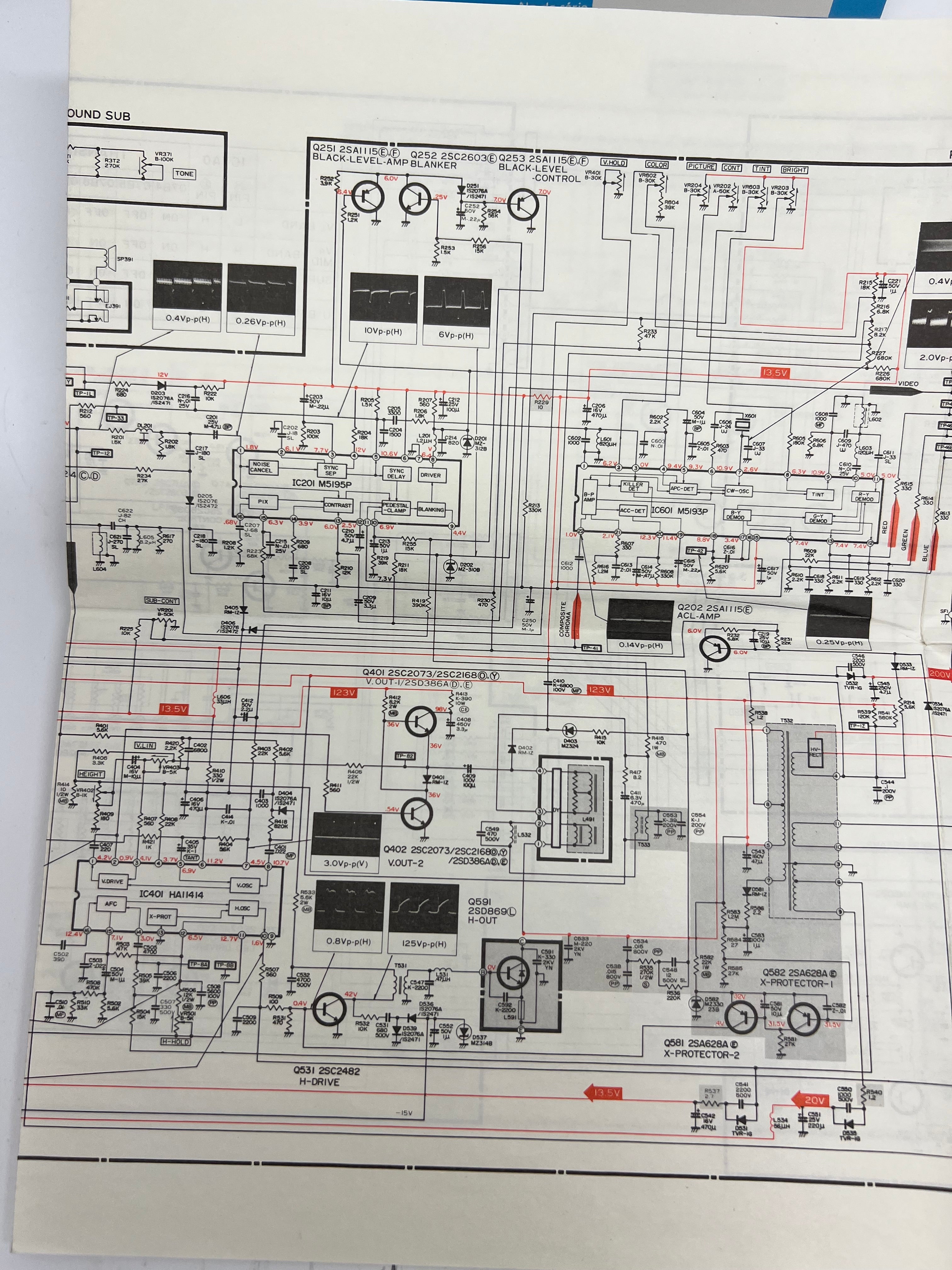Vintage Electrohome 48CA11 Service Manual & Schematic - Rare Retro Tech