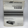 JVC R-X350VB Stereo Receiver Original Instruction Manual